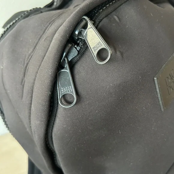 Dagne Dover Large Dakota Neoprene Backpack Onyx Black Large Travel Laptop Bag - Picture 15 of 16